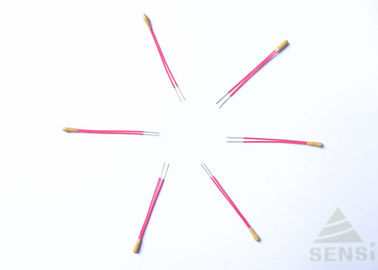 Miniatura ligera del termistor revestido de epoxy colorido de la precisión NTC diseñada